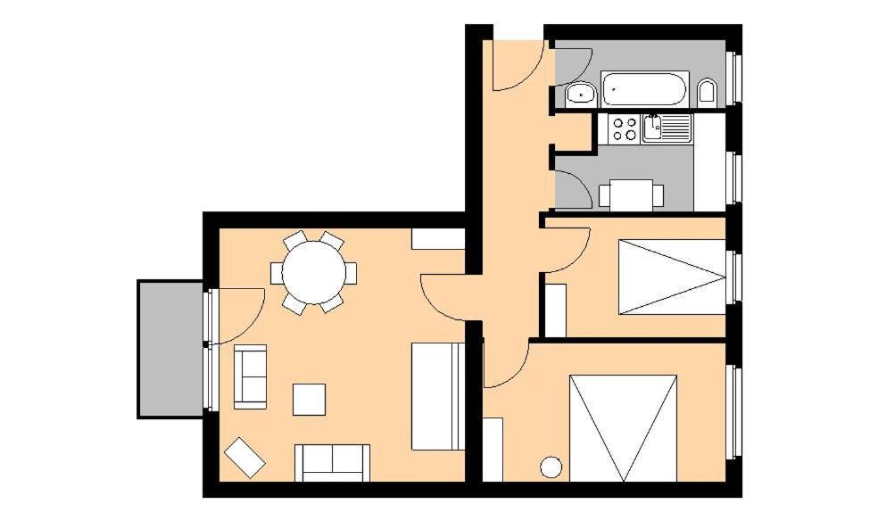 M M Central Vintage Family, Handwerker Und Monteure Apartments Berlin Phòng bức ảnh